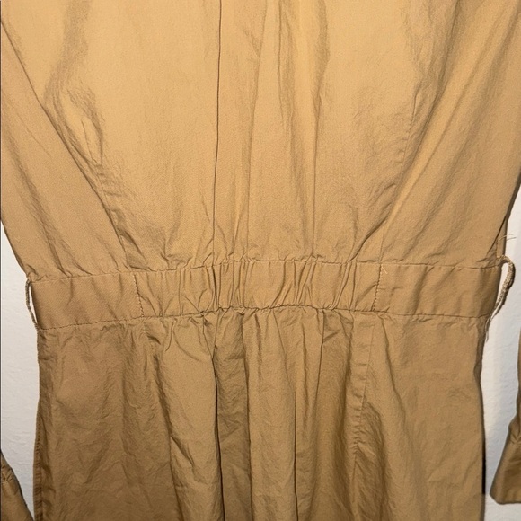 J. Crew Honey Brown Shirt Dress - size 0. F - Picture 4 of 7